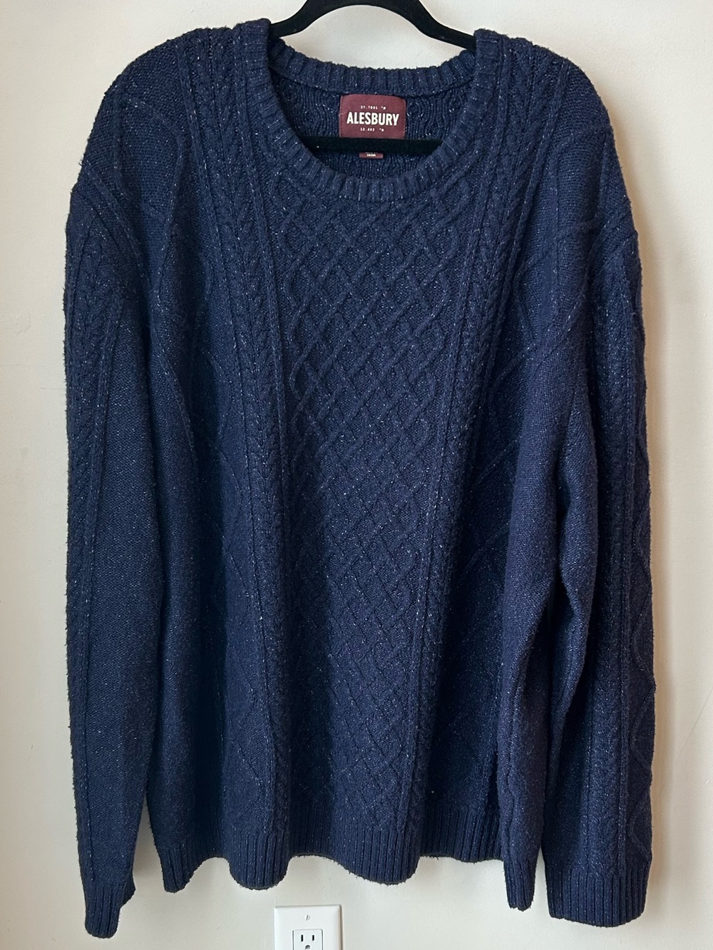 Alesbury Cable Knit Sweater Preppy Academia Grandpacore Cabincore Fisherman XXL